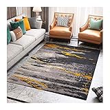 HOLPPO-URG Luxusmode Wohnzimmer Teppich Schwarz Teppich Moderne Wohnzimmer Teppich Moderne Bereich Teppich Stehöhe, Große URG (Size : 200 X 290 cm)
