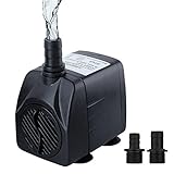 Cadrim 25Watt 1200L/H Aquarium Pumpe Wasserpumpe Tauchpumpe Förderpumpe Aquariumpumpe Schw