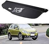 Einziehbare Heckkoffer Abdeckung für Suzuki Sx4 S-Cross 2013 2014 2015, Laderaumabdeckung Kofferraum Schutz Abdeckung Boot Load Shielding Security Panel R