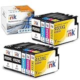 Starink Kompatible Ersatz für HP 932XL 933XL Tintenpatronen Kombi-Pack für Officejet 6600 6700 6100 7110 7510 7610 7612 Drucker 9Pack (3BK+2C+2M+2Y)