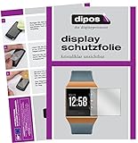 dipos I 6X Schutzfolie klar kompatibel mit Fitbit Ionic Folie Display