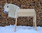 Holzpferd Gartenpferd (Helga Kreft) Tinas-Edelpferd Traumpferd - Spielp