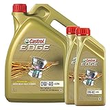 Castrol 10801170 Motoröl Edge Fluid Titanium 0W-40 A3/B4, 7 L