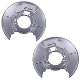 2x DECKBLECH ANKERBLECH SPRITZBLECH ANKERPLATTE BREMSANKERBLECH ABDECKBLECH SCHUTZBLECH HITZESCHUTZBLECH FÜR BREMSSCHEIBE BREMSE HINTEN LINKS + RECHTS
