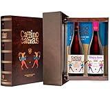 Wein Geschenk CAMINO DE CABRAS | Spanische wein geschenkbox | Wein Geschenkset Mencia Crianza & Ribeira Sacra (2 x 0.75 l) | Delikatessen von Galicien | Geschenke für Männer und Frauen Gourmet rotw