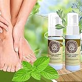 2PCS FungalCombat Fußspray, Fun_gus Com_bat Fußspray Anti Fun_gal Infec_tions Fußspray für Sportler, juckreizstillendes pflanzliches Beriberi-Spray, Deodorant zur Schweiß- und Geruchspfleg