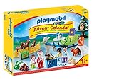 PLAYMOBIL Adventskalender 9391 Waldweihnacht der Tiere mit weihnachtlichen Figuren, Tieren und Zubehör hinter jedem Türchen, 28-teilig, Ab 1,5 J