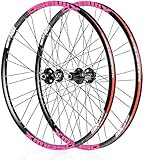 Fahrrad Laufrad ​Vorderrad Hohlkammerfelge Räder Radfahrer MTB, ein Paar Fahrrad-Räder 26 „/27.5“ Scheibenbremse Schnellspanner Räder Fahrrad-Gebirgs Felgen Aluminiumlegierung 32H 8-11 Geschwindigk