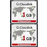 Cloudisk 2X CF-Karte Compact Flash 1 GB Speicherkarte Leistung für Vintage Digitalk