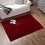Teppich Wölkchen weicher Flauschiger Hochflor-Plüsch-Teppich 3,5cm Felllänge kuschelig fusselfrei I Wohnzimmer Schlafzimmer Badezimmer Flur Läufer I rutschfeste Unterseite I 160 x 230 - R