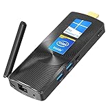 MeLE Mini PC Stick Windows 10 Pro Celeron J4125 8G 128G Tragbar Desktop Mini Computer Stick HDMI 4K 60Hz, BT4.2, 2.4G/5.8G Dual Wi-Fi, USB, Ethernet Ports für Arbeit, Home Entertainment, Werbeb