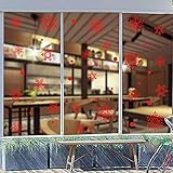 Dasongff Weihnachten Window Clings Weiß Fensteraufkleber Winterdekorationen Schneeflocke Weihnachtsmann Weihnachtsbaum Rentier Schlitten Weihnachtsschmuck für Urlaub Weihnachten (K-11, 1PC)