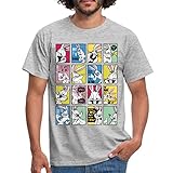 Spreadshirt Looney Tunes Bugs Bunny Kacheln Männer T-Shirt, S, G