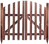 WXking Zäune Tür Zaun Paneel Holz Gartentor Holz Vertikale Garten Terrasse Grenze Palisade Sonnenschein Stil Picket Gartentor Holz Picket Zaun Gate (Size : L150CM*1.5CM*150CM)