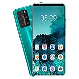 Smartphone 5,8'Ultradünne Android7.0 Quad-Core 512MB + 4GB GSM WiFi Dual-SIM-Dual-Kamera TF Card Slots intelligentes Mobiltelefon 5G (Grün)