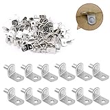 AILANDA 50pcs Regalbodenträger 6 mm Bodenträger Metall Einlegeboden Halter Regalbodenhalter Regalstifte für Möbel Schränke Bücherregal Supp