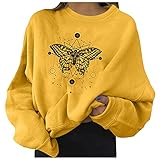 Kapuzen Sweatjacke Damen Baseball Shirt Damen Oversize Bluse mit dreiviertelarm koreanische Kleidung Damen 90s Clothes Aesthetic Pullover fledermausärmel Damen Bluse mädchen Kleidung Damen Herb