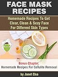 Face Mask Recipes: Homemade Recipes To Get Clear, Clean & Sexy Face For All Skin Types (English Edition)