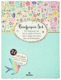 Moses Flowers & Friends Briefpapier-Set | Briefbögen, Briefumschläge und bunte Sticker in einer praktischen Aufbewahrungsmappe | Utensilien für Brief-F