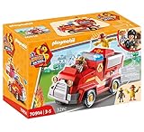 PLAYMOBIL Duck ON Call 70914 Feuerwehr Einsatzfahrzeug, Mit Licht und Sound, Spielzeug für Kinder ab 3 J