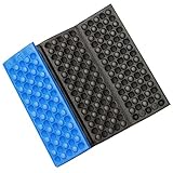 YUWEX Klein Picknickdecke 39x27x0.9cm Faltbar Wasserdichte Stranddecke Campingdecke für Outdoor Picknicks Strand Wabendesig