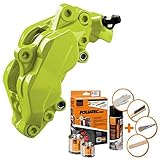 F2 Foliatec Bremssattellack Motorlack Toxic Green Grün für 4 Bremssattel + Reinig