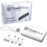 4400mAh Powerbank Reserve Akku Zusatz Akku Ladegerät Lader Micro-USB Mini-USB für Doogee X5 Max doro 8031 8031C Elephone P8000 4G Emporia CLASSIC COMFORT SELECT Haier Leisure L56 L60 Phone L50 L52 L53 W858 Voyage G31 V3 V4 V6