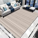 weicher Teppich Grauer Teppich, atmungsaktiver und komfortabler Staub- und feuchtigkeitsbeständiger Teppich Carpet Bedroom ,grau,180x200
