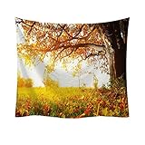 YDyun Wandteppich Wandtuch, Wandbehang Tuch,Baumwolle Wand tucher Strandtuch Zweig Druckdeck