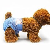 Pet Soft Fashion Baumwoll-Jeans, Einweg-Windel, Cowboy-Stil, für Welp