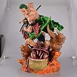 SXXYTCWL One Piece Roronoa Zoro EIN Schwert Lion Song Song Animation Character Modell Statue Kinder Kollektion Spielzeug 13 cm jiany