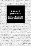 Prayer Journal, Scripture, Devotional & Guided Prayer Journal: Binary Matrix Computer Data Code design, Prayer Journal Gift, 6x9, Soft Cover, Matte F