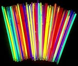 molinoRC | 50 Knicklichter | 50x Leuchtstäbe | Armreifen | Glowstick | Partylichter | Neon rot gelb grün pink orange blau | Premium Lichter, leuchten ewig | 📦 | 🇩🇪 | ✅ | 😊 |🥇 | Exp
