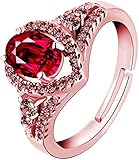 Actqor Birnenförmiger Diamant Halo Ring Edelstein Zirkon Kristall Verlobungsring Kreativer Paar Ring Brautring Valentinstag für Mädchen Frauen C