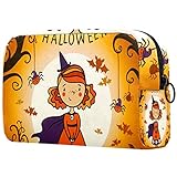 Kosmetische Reisetasche, Schminktasche, Schminktasche, Geburtstagsgeschenk, Jubiläumsgeschenk - Halloween Little Witch Sp