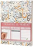Mein Einzigartiges XXL Vokabelheft: 100+ Seiten, 2 Spalten, Register / Lernerfolge auf jeder Seite zum Abhaken / PR101 'Arabische Zeichen' / DIN A4 S