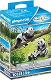 PLAYMOBIL Family Fun 70353 - 2 Pandas mit Baby, ab 4 J