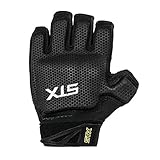 STX FH 621 BK/L3 Feldhockey-Handschuh, groß, schwarz/gelb