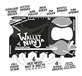 Viper Tactical Wallet Ninja 18 in 1 Multi Tool, Kreditkarte Größe Wallet Multitool Flaschenöffner iPhone S