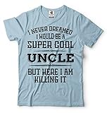 Silk Road Tees Männer Onkel T-Shirt Coole Onkel-Geburtstags-Geschenk-Ideen-T-Shirt X-Large Hellb