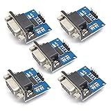 ARCELI 5pcs MAX3232 Root-Modul-Anschluss-Chip RS232 zu TTL-Buchse serieller Port zu TTL DB9-Konverter-Modulplatine passend für Ausrüstungs-Upgrades wie DVD