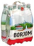 Mineral Kohlensäurehaltige Wasser Borjomi Glitzernd Wasser in kunststoff 1, 0l Flasche [6 stück packung]