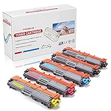 RadTek 5er Toner TN242 TN246 ersetzt Brother TN242BK TN246C TN246M TN246Y Kompatibel für Brother HL-3142CW HL-3152CDW HL-3172CDW MFC-9142CDN MFC-9332CDW MFC-9342CDW DCP-9017CDW DCP-9022CDW