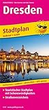 Dresden: Touristischer Stadtplan mit Sehenswürdigkeiten und Straßenverzeichnis. 1:16000 (Stadtplan / SP)