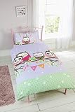 Rapport Home Goodnight Sweetheart Bettwäsche-Set, Einzelbett, Polyester-Baumwolle, Mehrfarbig