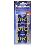 Panasonic DV-M60FE3B Mini DVC Camcorder-Klebeband, 60 Minuten, 3 Stück