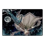 GUANGZHENG Bungo Streune Hunde Teppich Nakahara Chuuya Handstand Muster Cartoon-Figur Teppich Dekoration Matte rutschfest, warm, geeignet for Wohnzimmer, S