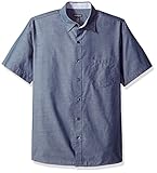 Van Heusen Herren Never Tuck Short-Sleeve Shirt Button Down Hemd, Peacoat, XX-Larg