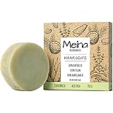 Meina Naturkosmetik - Bio Haarseife für trockenes Haar mit Aloe Vera & Kokosmilch, Vegan, Nachhaltig, Handgemacht, Plastikfrei, Ohne Palmöl, Wie ein festes Shampoo - 80g
