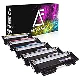 5X Alphafax Toner ersetzt Samsung CLT-P404C CLT-K404S CLT-C404S CLT-M404S CLT-Y404S Multipack 2X Schwarz je 1x Cyan Magenta Gelb